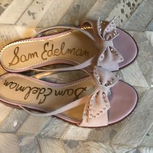 SAM EDELMAN PINK SANDALS